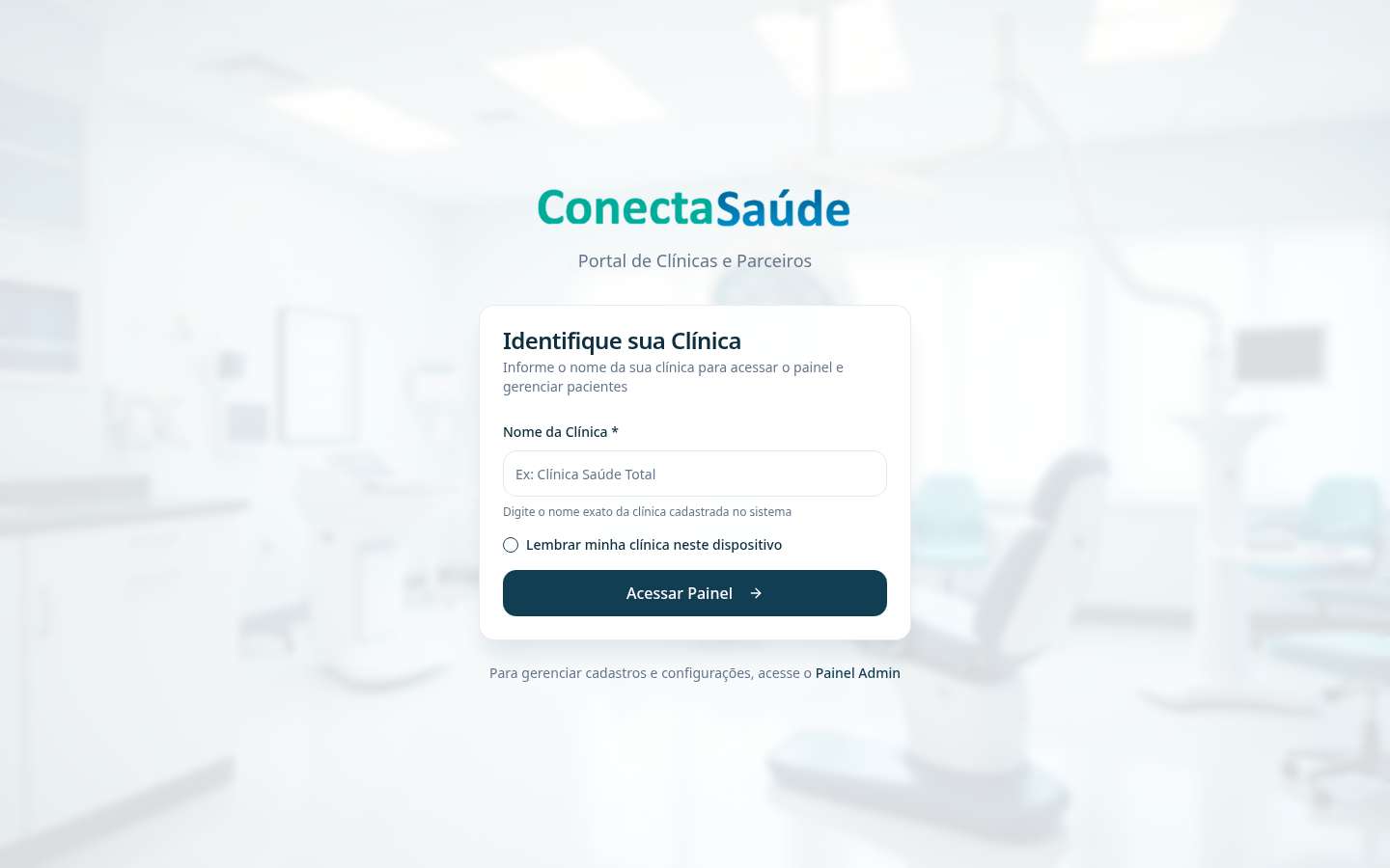 Print do projeto Conecta Agendamentos